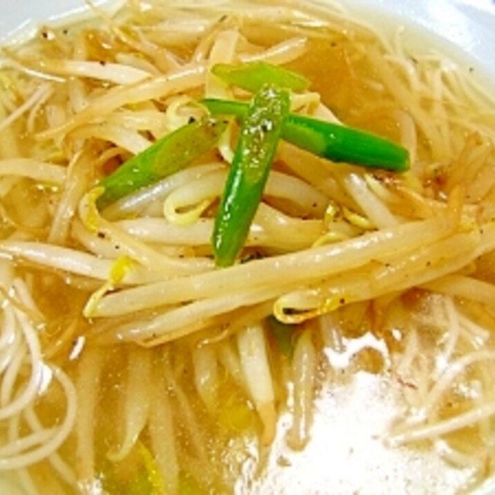 簡単！もやしそうめん！